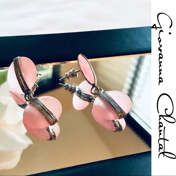 GIOVANNA CHANTAL Fine Essence Earrings - Pink - Picture 1 of 8
